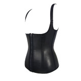 sexy latex zipper waist trainer 777