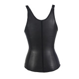 sexy latex zipper waist trainer 777