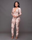 N280 sexy sequin jumpsuit