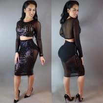 N256 sexy sequin dress