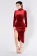 N294 sexy velvet dress
