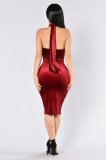 N297 sexy velvet dresses