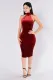 N297 sexy velvet dresses