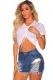 6072 women holes ripped jeans shorts