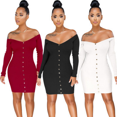 2383 women new style pure cotton dress long sleeve wrap dress