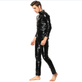 sexy men's vinyl catsuit