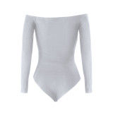 2379 Cotton v neck ladies' one-piece briefs rompers jumpsuit