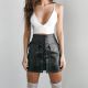 fashion leather pu skirt 1094