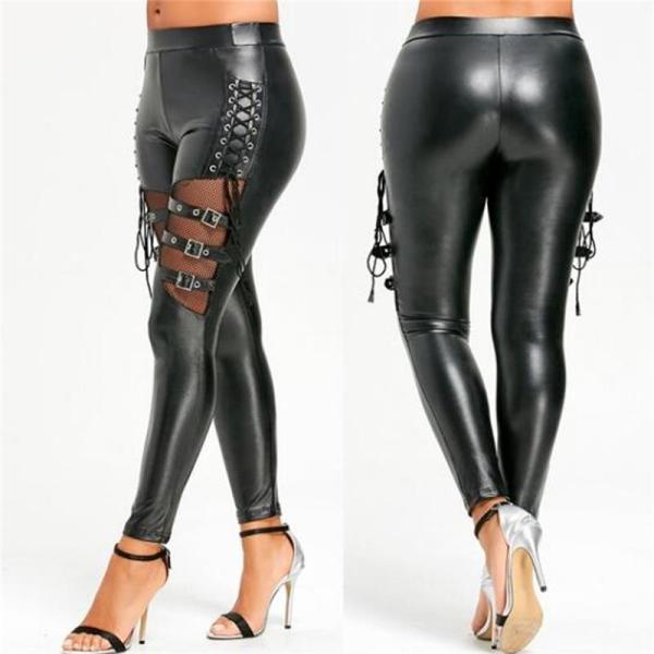 women leather pants 1109