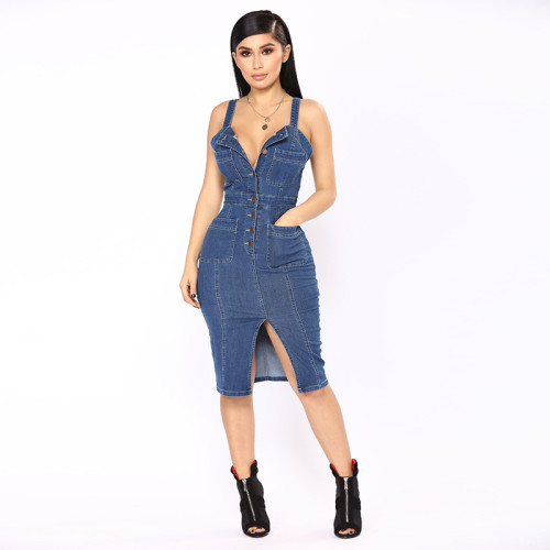 sexy summer fashion jeans dress 18333