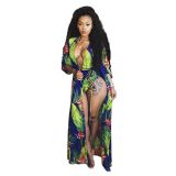 plus size women swimwear with cover up Q059