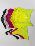 trendy women mesh swimwear T1208