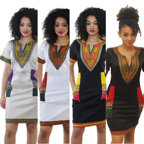 sexy african dashiki dress 8221