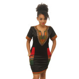 sexy african dashiki dress 8221