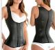 sexy latex vest latex corset with latex hook C5039a