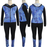 fashion design two pieces winter tracksuit   3541