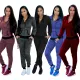2 piece sports tracksuit set woman 3381