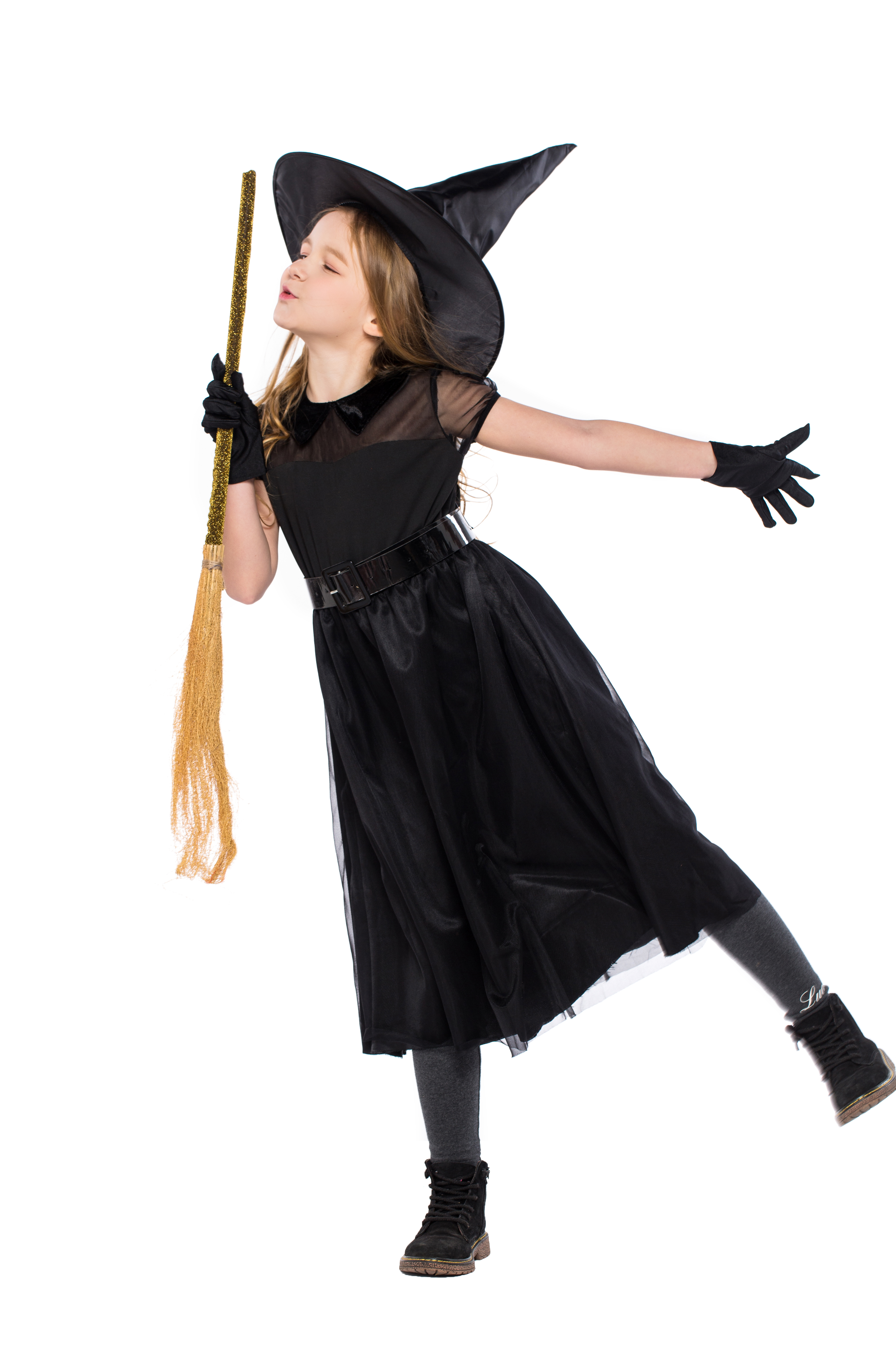 Костюм на Хэллоуин для девочки ведьмочка