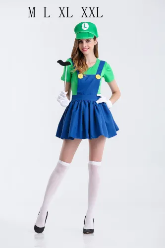Cosplay Mario and luigi women costume PS1508