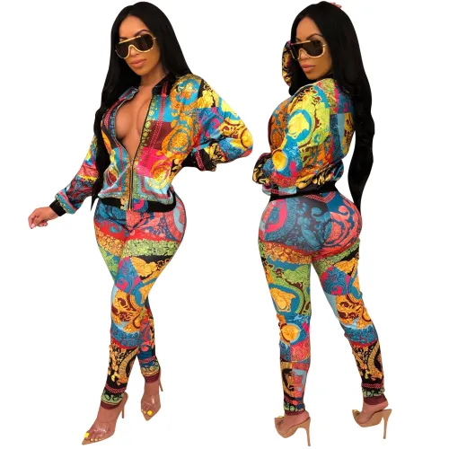 women 2 pcs  tracksuist sweatsuit 9440