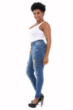 fashion women hole jeans pants ck009