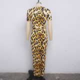 sexy printed dress 9437