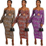 sexy leopard dress 2489