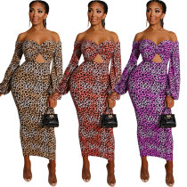 sexy leopard dress 2489