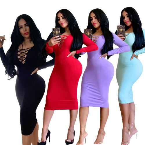 sexy bandage dress 2508