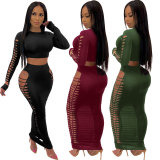 sexy two piece skirt set 2492