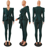 lady two piece suit CM639