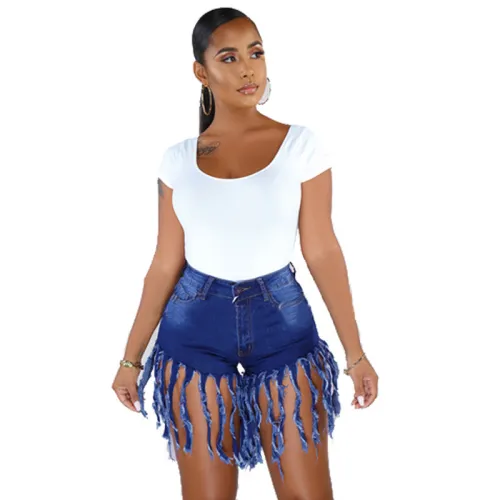 sexy tassel short jeans 9028