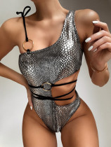 sexy one pieces snake swim suits B82