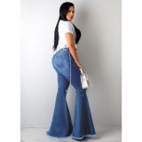 Sexy pantalones flared jeans women 2074