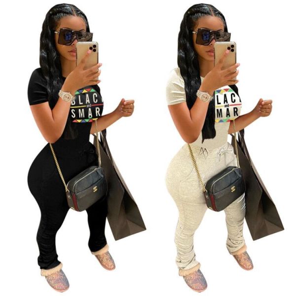 sexy fashion  women two pcs stack pants set LD8687