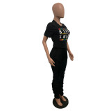 sexy fashion  women two pcs stack pants set LD8687