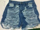 sext ripped  tassels short  jeans pants LD8695