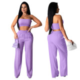 fashion  two piece pants  set  9613