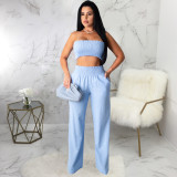 fashion  two piece pants  set  9613