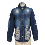 sexy fashion jeans jacket 9625