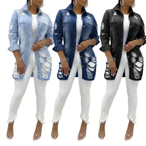 sexy fashion jeans jacket 9625