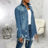 sexy  women jeans jacket  9642