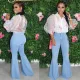 Flare bell bottom jeans  LD8790
