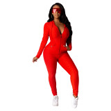 Sexy two pieces women tracksuit  CM770