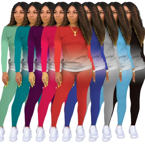 women  two piece  pant set 9735