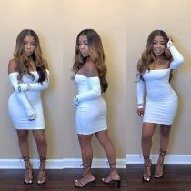 Sexy ribbed tube dress Ld9029