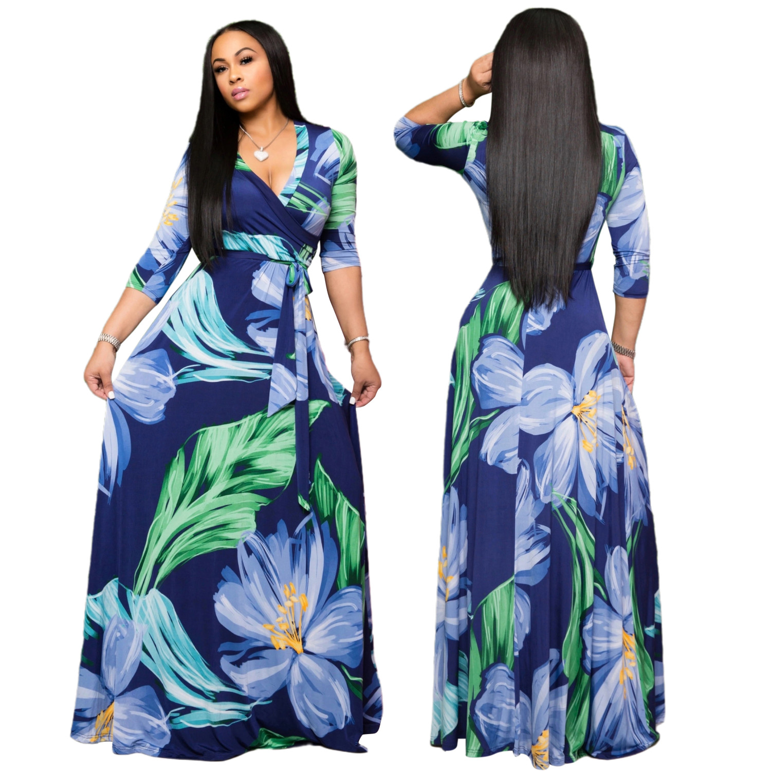 maxi v neck