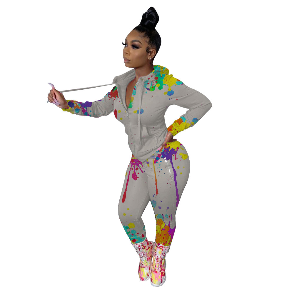 US$ 11.20 - women two piece tracksuit CM790 - www.dream-flying01.com