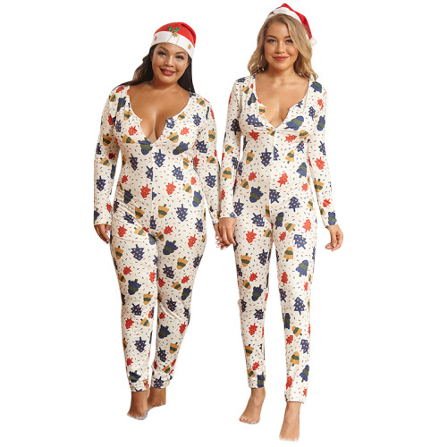 plus size sexy christmas women romper  20884