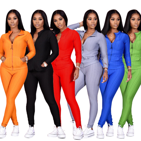 Sexy two pieces women tracksuit  CM799